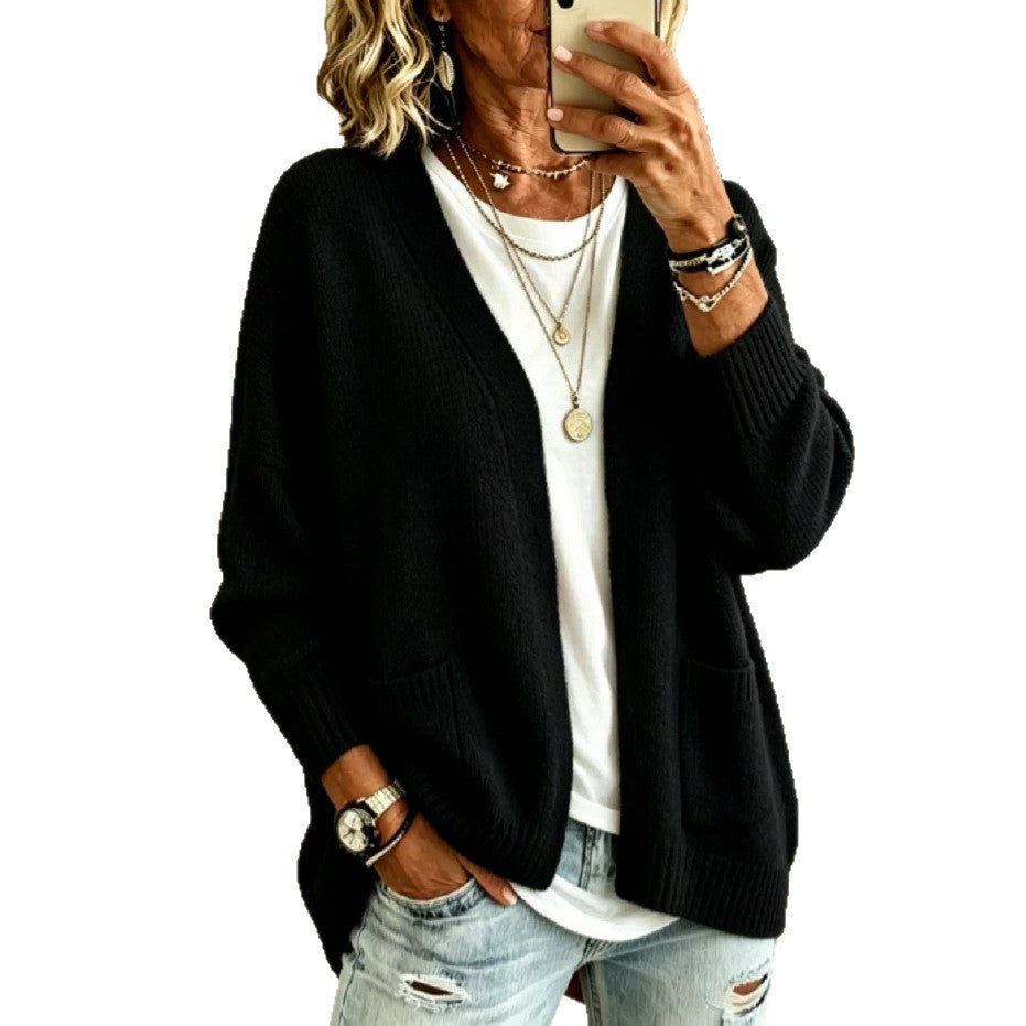 Women's Soft Knit Cardigan Coat