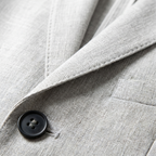 Men's Relaxed Fit Linen Suit with Classic Lapel