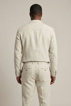 Men's Elegant Relaxed Fit Linen Suit