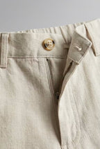 Men's Elegant Relaxed Fit Linen Suit