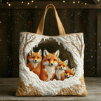 Women's Handmade Quilted Tote Bag with Unique Print