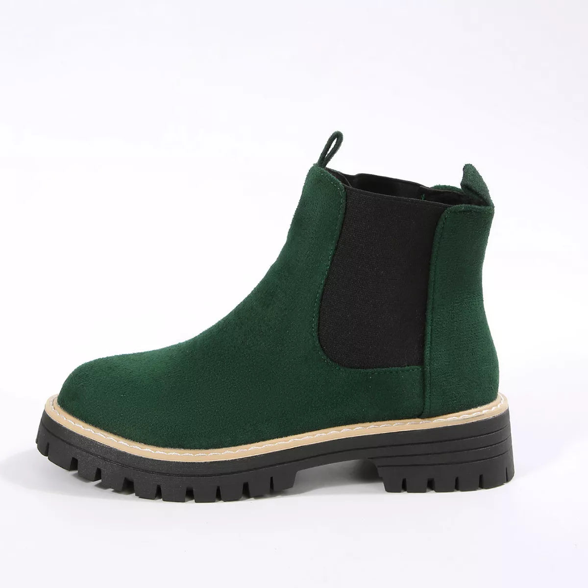 Women's Comfortable Block Heel Round Toe Ankle Boots for Fall and Winter