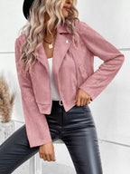 Women's Cropped Zip-Up Jacket