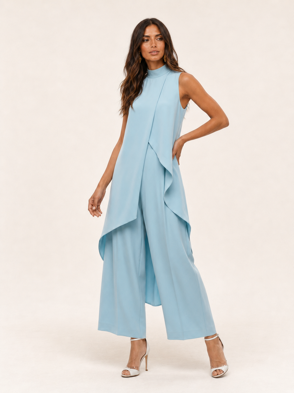 Women's Elegant Long Two-Piece Set for Special Occasions