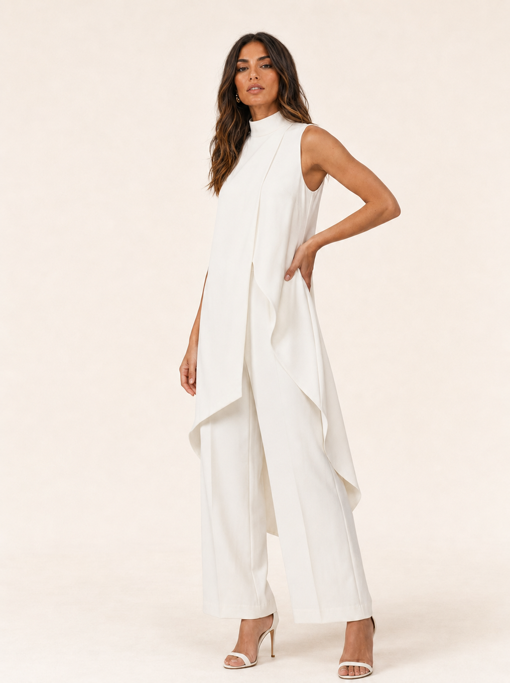Women's Elegant Long Two-Piece Set for Special Occasions