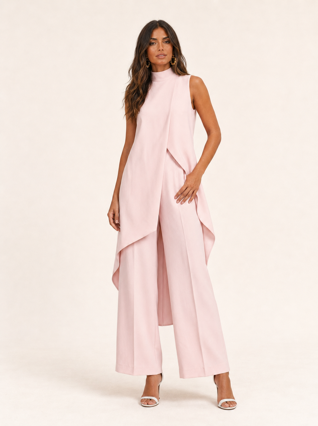 Women's Elegant Long Two-Piece Set for Special Occasions