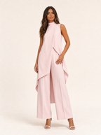 Women's Elegant Long Two-Piece Set for Special Occasions