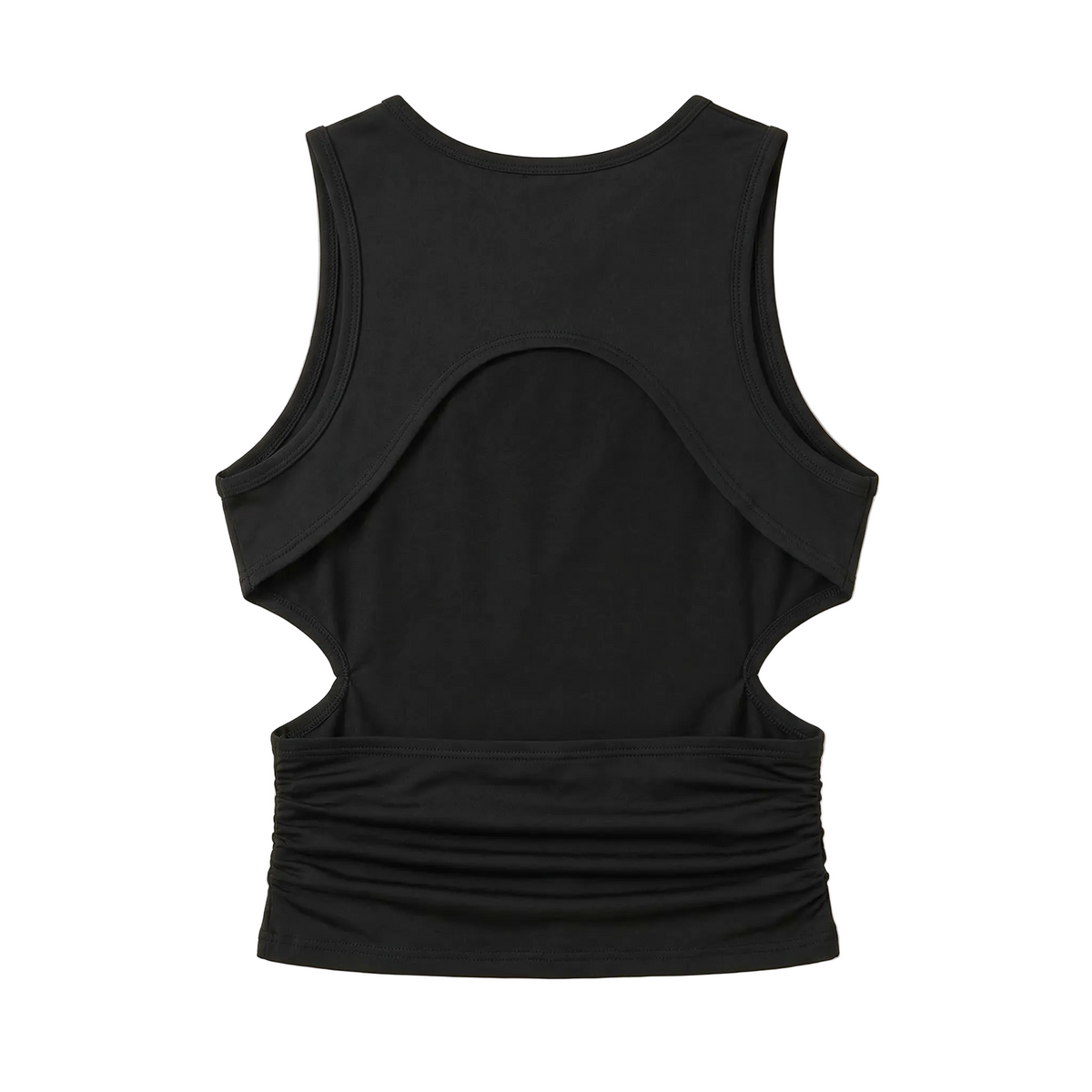 Women's Basic Black Sleeveless Top