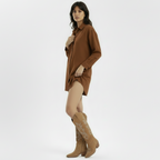 Women's Western Boots with Low Block Heel