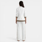 Women's Blazer and Wide-Leg Pants Set