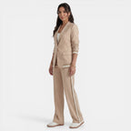Women's Blazer and Wide-Leg Pants Set