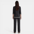 Women's Blazer and Wide-Leg Pants Set