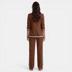 Women's Blazer and Wide-Leg Pants Set