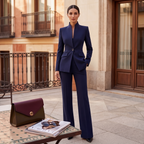 Women's Elegant Pantsuit Blazer and Pants Set