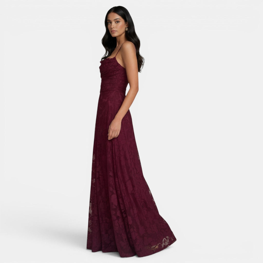 Women's Fitted Backless Tie Dress