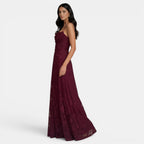 Women's Fitted Backless Tie Dress