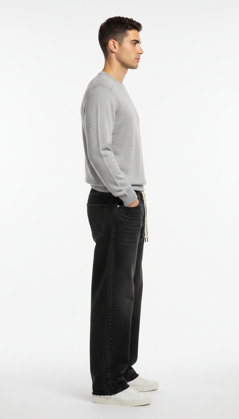 Men's Wide Straight-Leg Jeans
