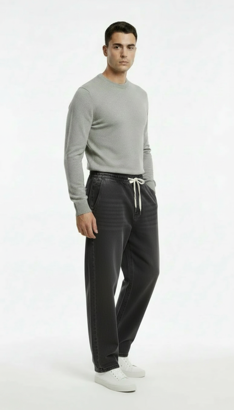 Men's Wide Straight-Leg Jeans