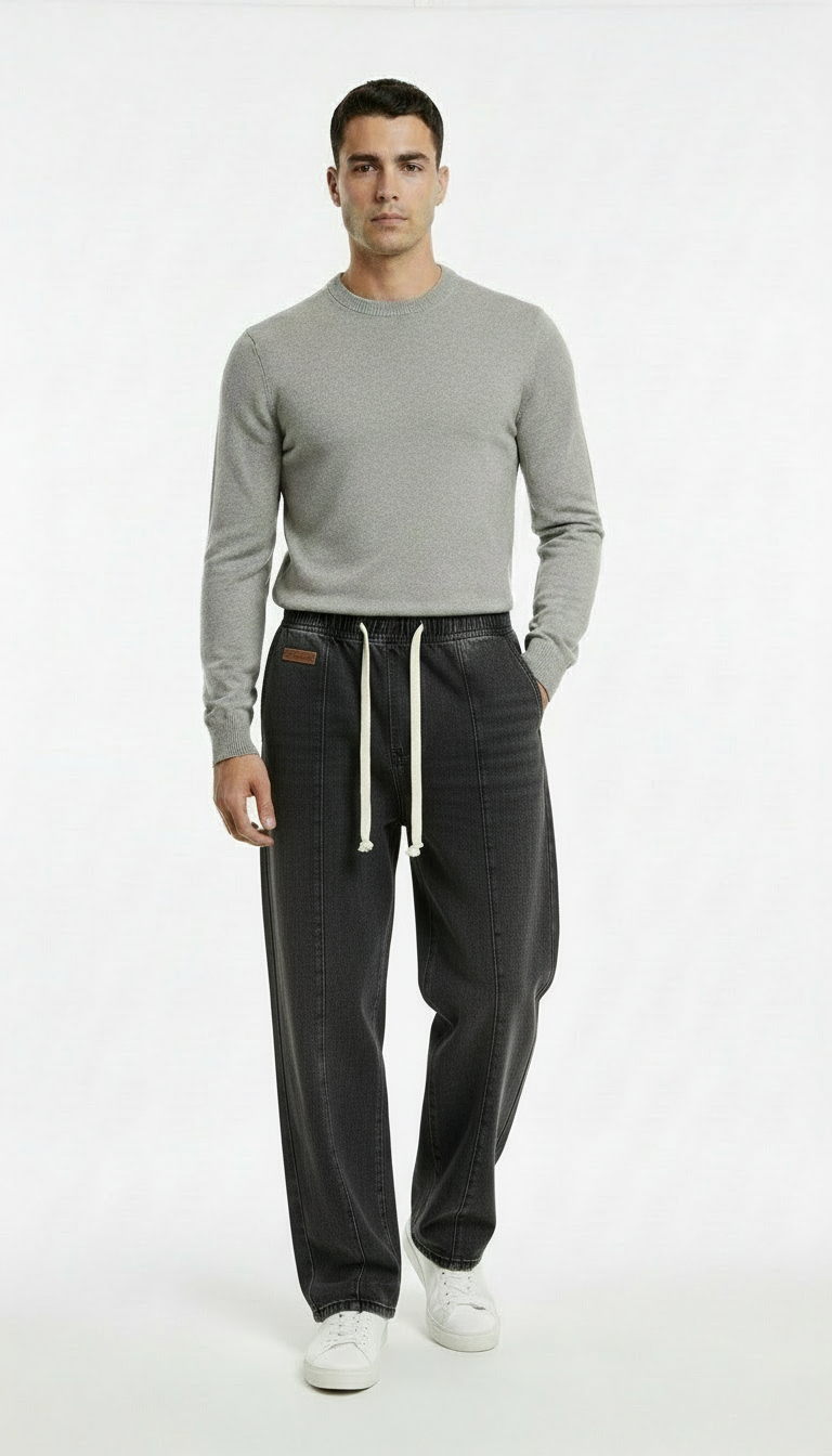 Men's Wide Straight-Leg Jeans