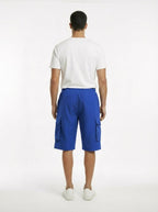 Men's Casual Cargo Capri Pants with Adjustable Drawstring