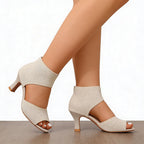 Women's Elegant Orthopedic Heels - Beige