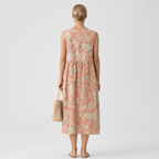 Women's Boho Floral Midi Dress