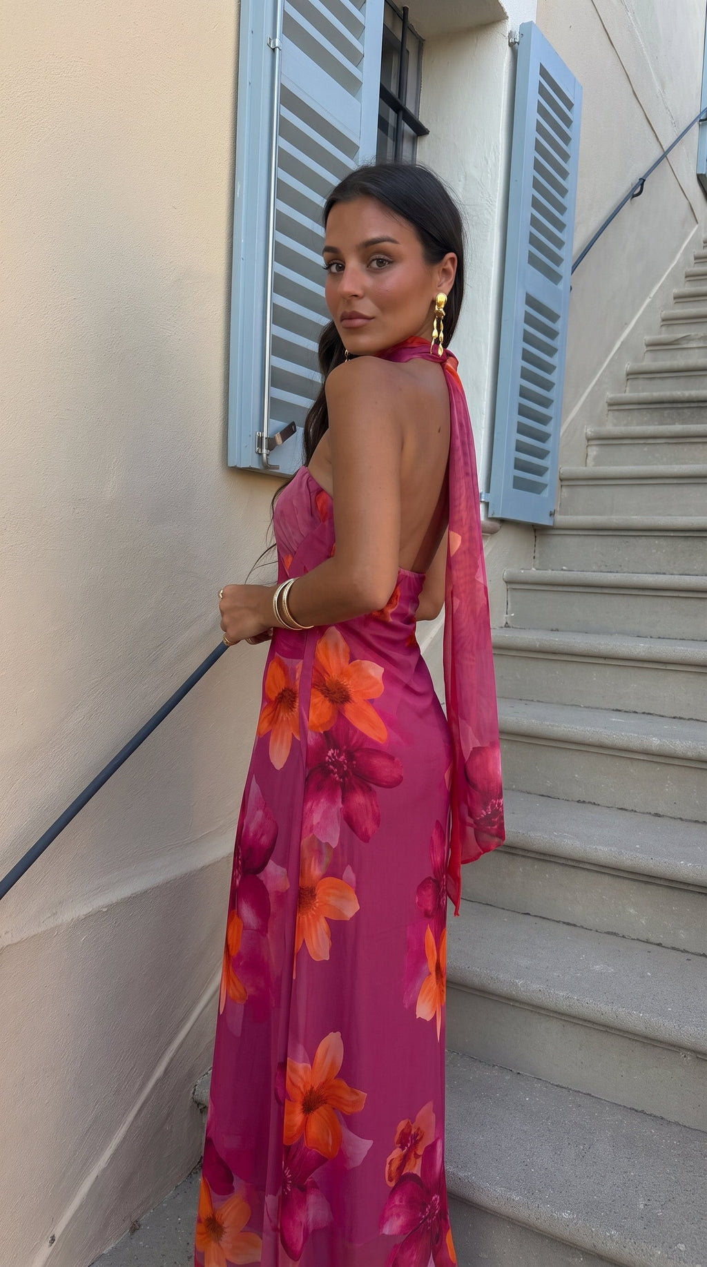 Women's Floral Maxi Dress
