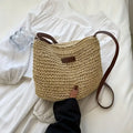 Women's Summer Shoulder Bag - Beige