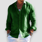 Men's Relaxed Fit Summer Shirt - Green