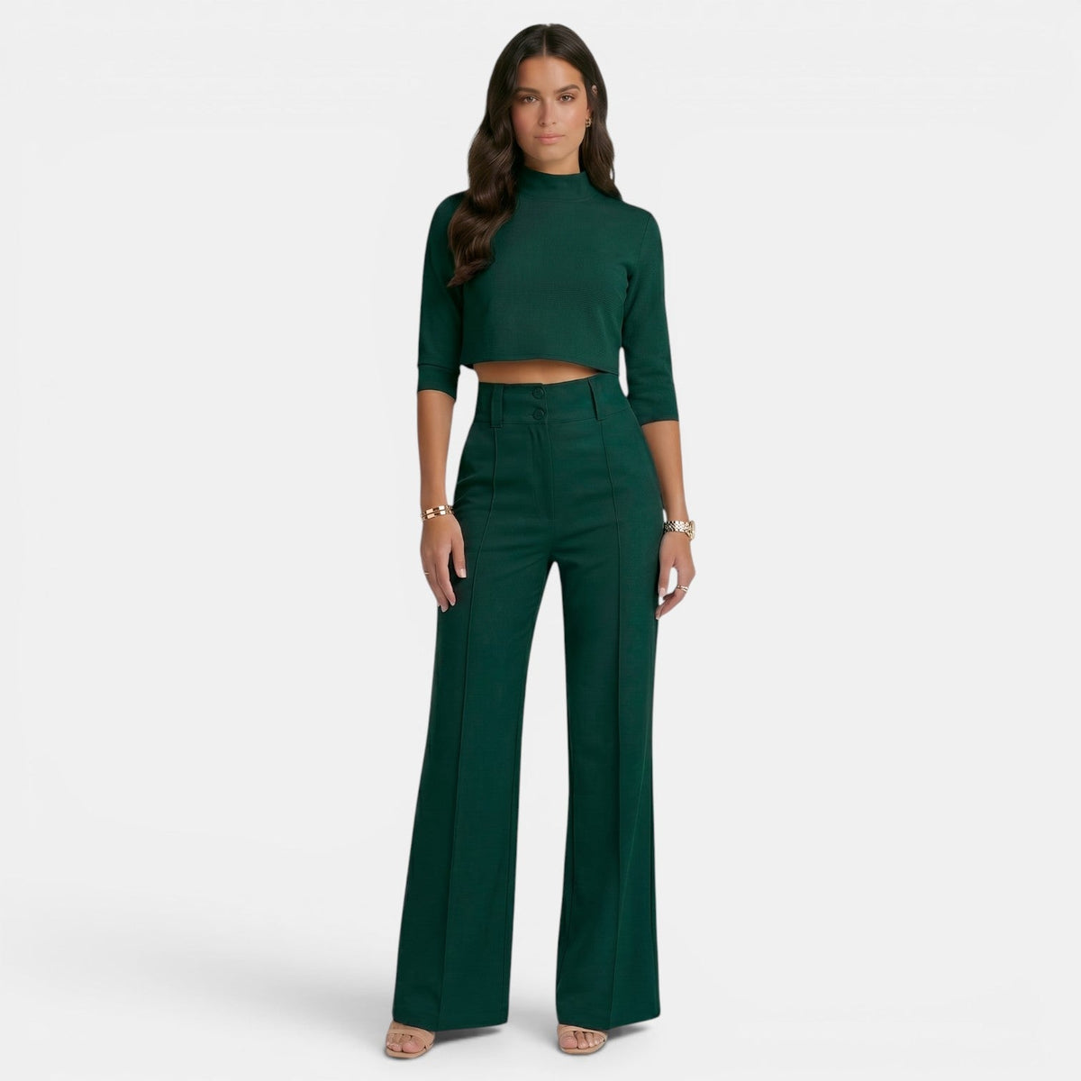 Women's Casual Elegant Set - Green