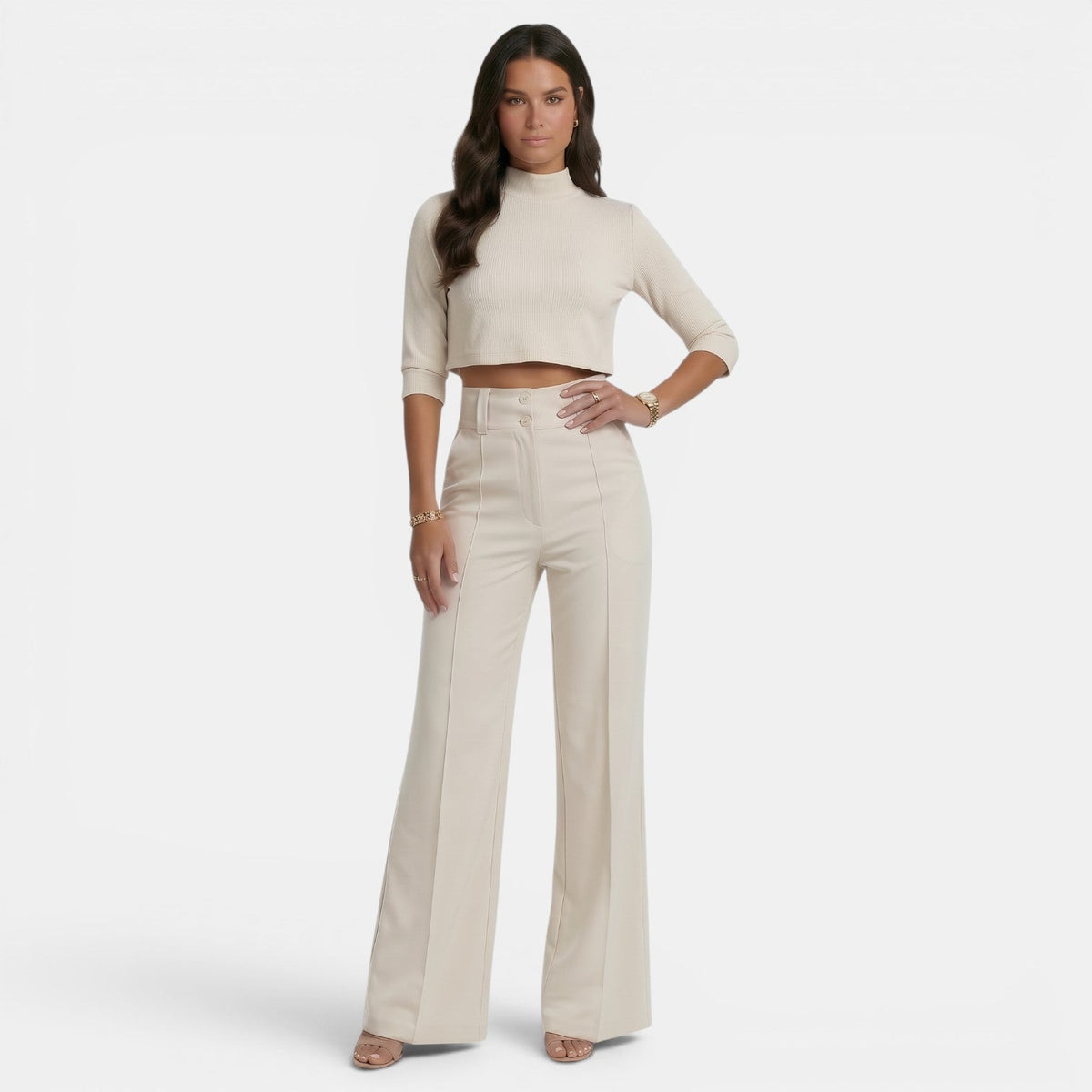 Women's Casual Elegant Set - White