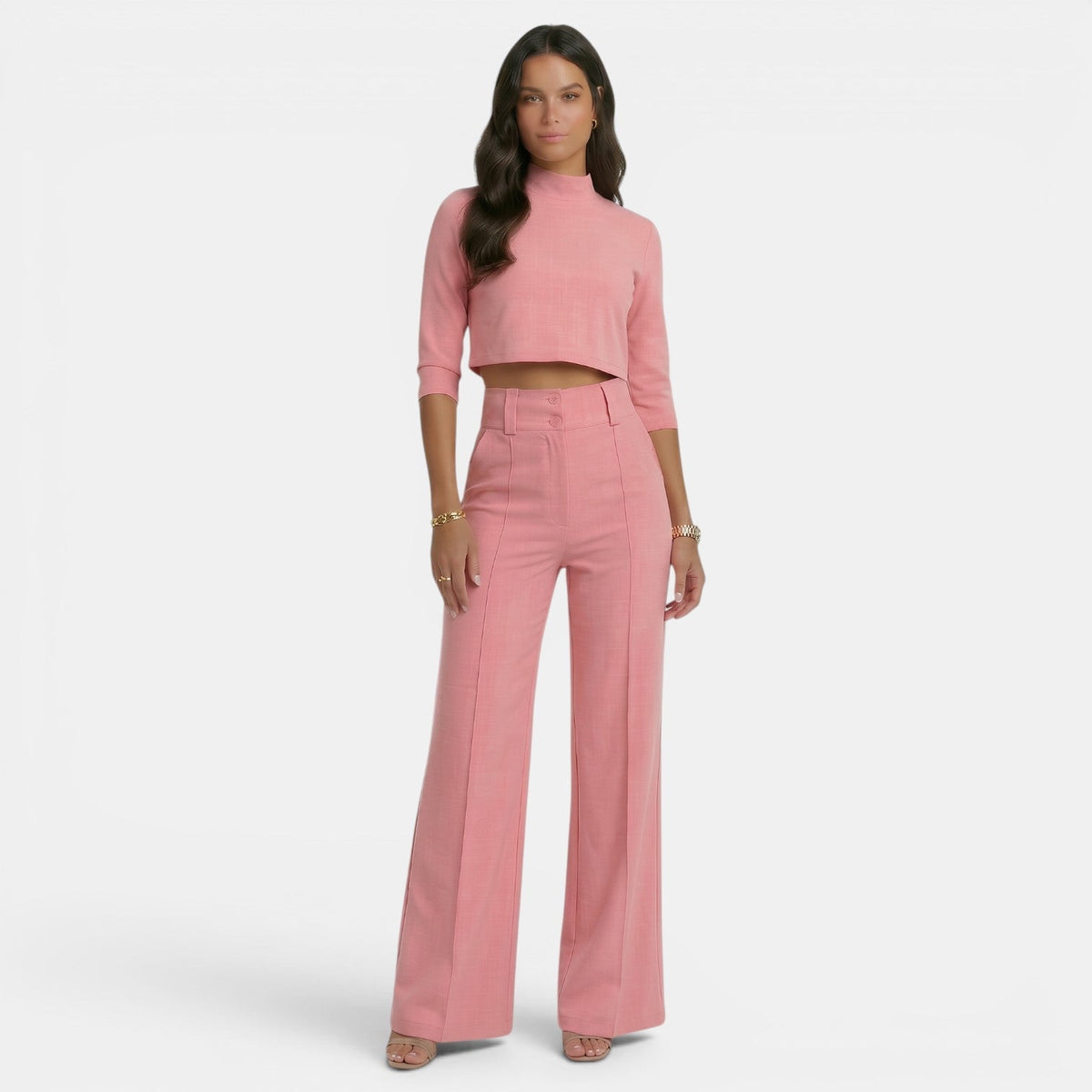 Women's Casual Elegant Set - Pink
