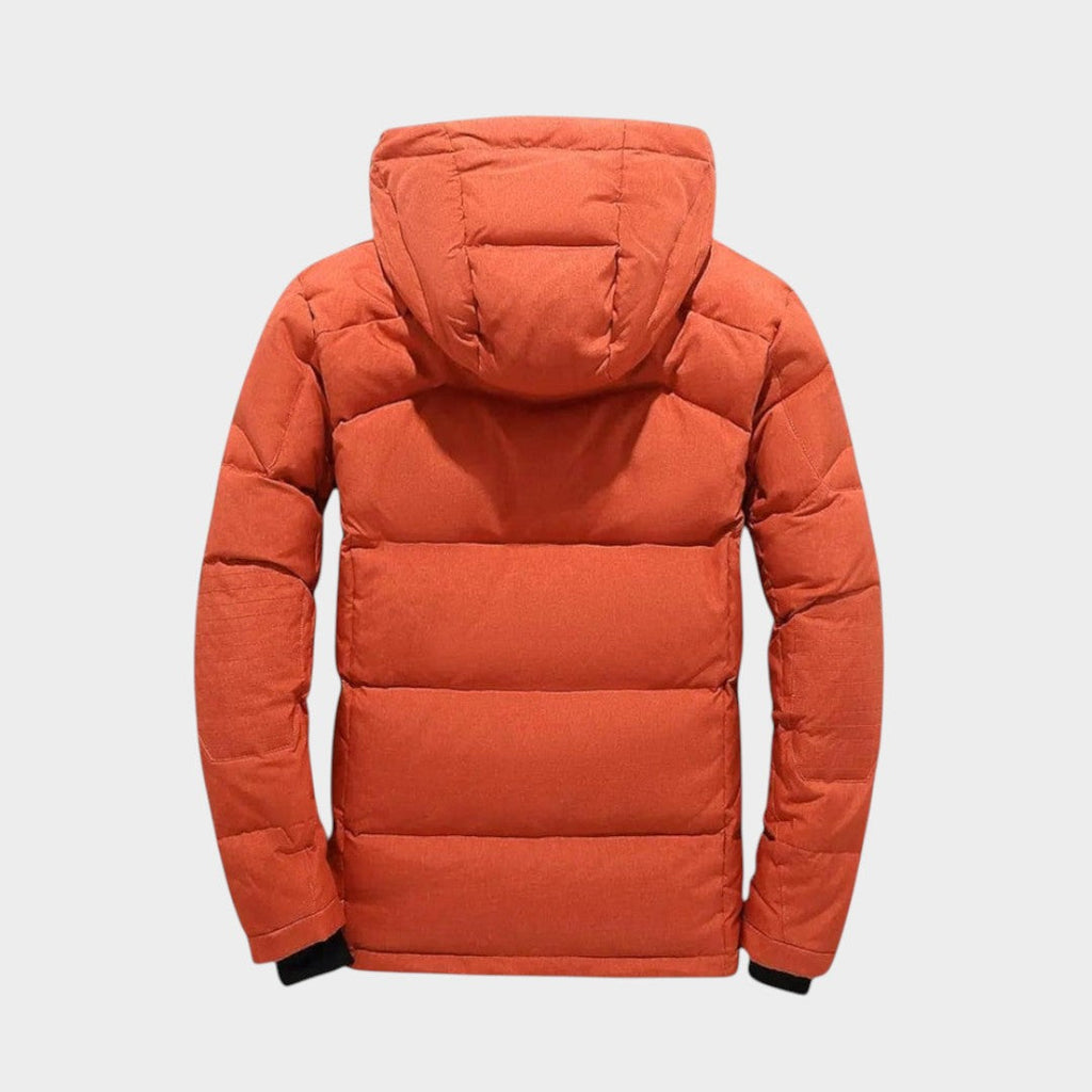 Men's Solid Waterproof Winter Jacket