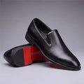 Men's Leather Loafers - Black