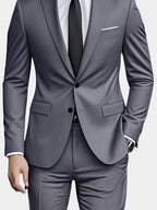 Men's Slim Fit Two-Piece Wedding Suit
