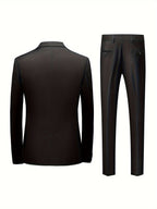 Men's Slim Fit Two-Piece Wedding Suit