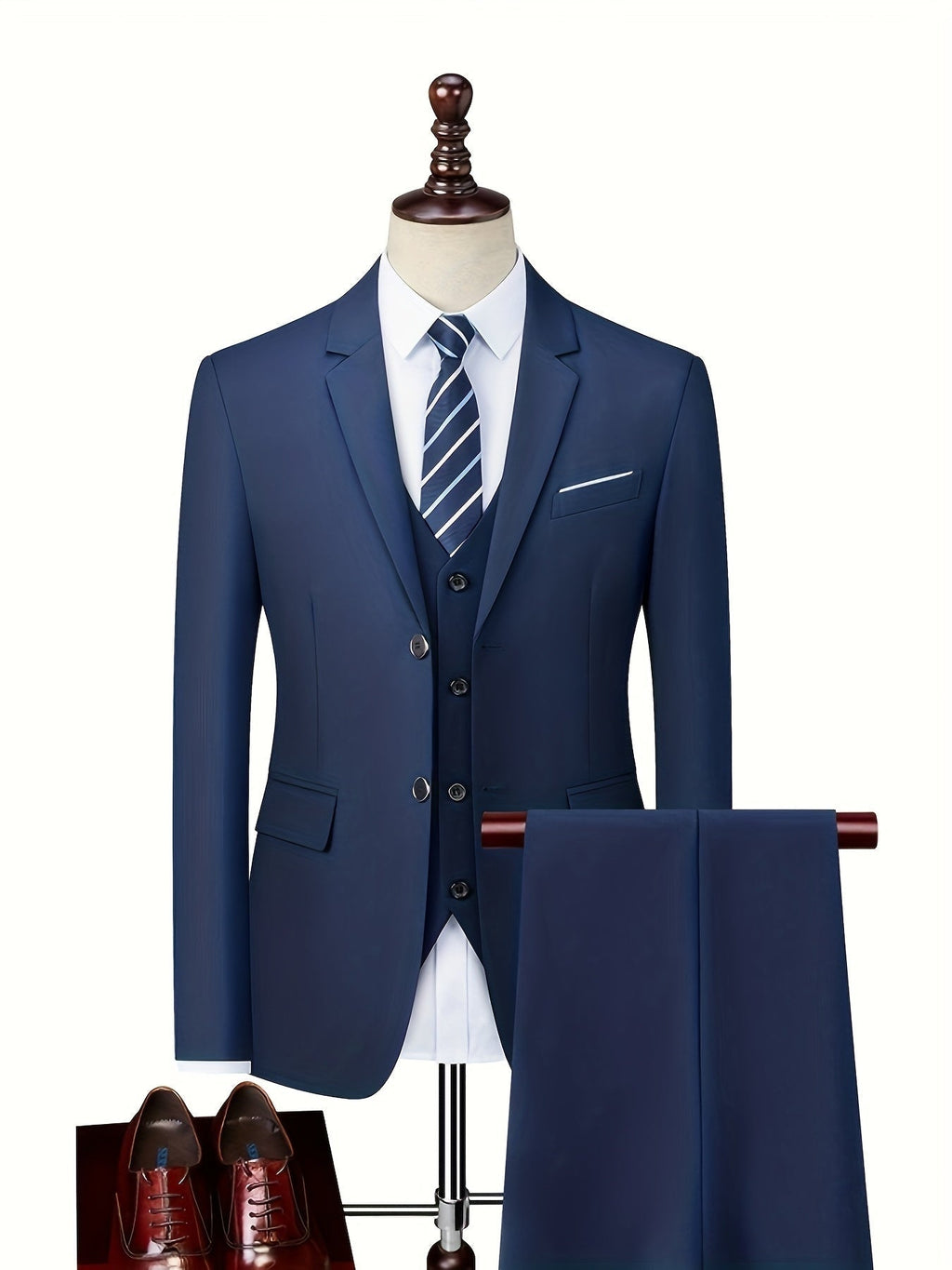 Men's Slim Fit Two-Piece Wedding Suit