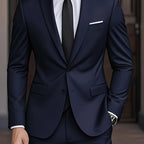 Men's Slim Fit Two-Piece Wedding Suit