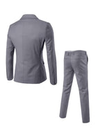 Men's Slim Fit Two-Piece Wedding Suit