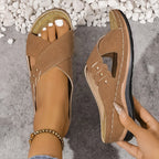 Women's Comfortable Orthopedic Summer Sandals - Brown