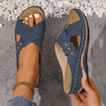 Women's Comfortable Orthopedic Summer Sandals - Blue