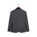 Men's Two-Piece Wedding Suit with Satin Lapel