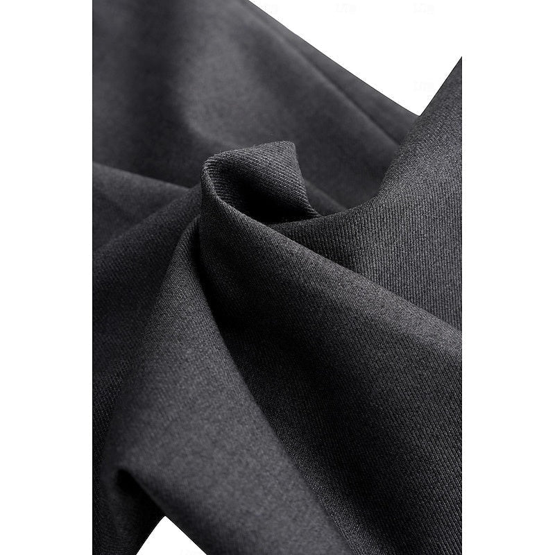Men's Two-Piece Wedding Suit with Satin Lapel