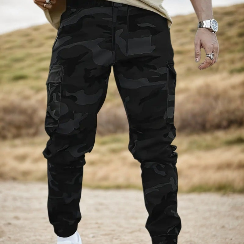 Men's Camo Pants - Black