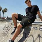 Men's Casual Cargo Shorts with Adjustable Drawstring