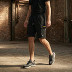 Men's Casual Cargo Shorts with Adjustable Drawstring