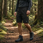 Men's Casual Cargo Shorts with Adjustable Drawstring