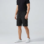 Men's Casual Cargo Shorts with Adjustable Drawstring