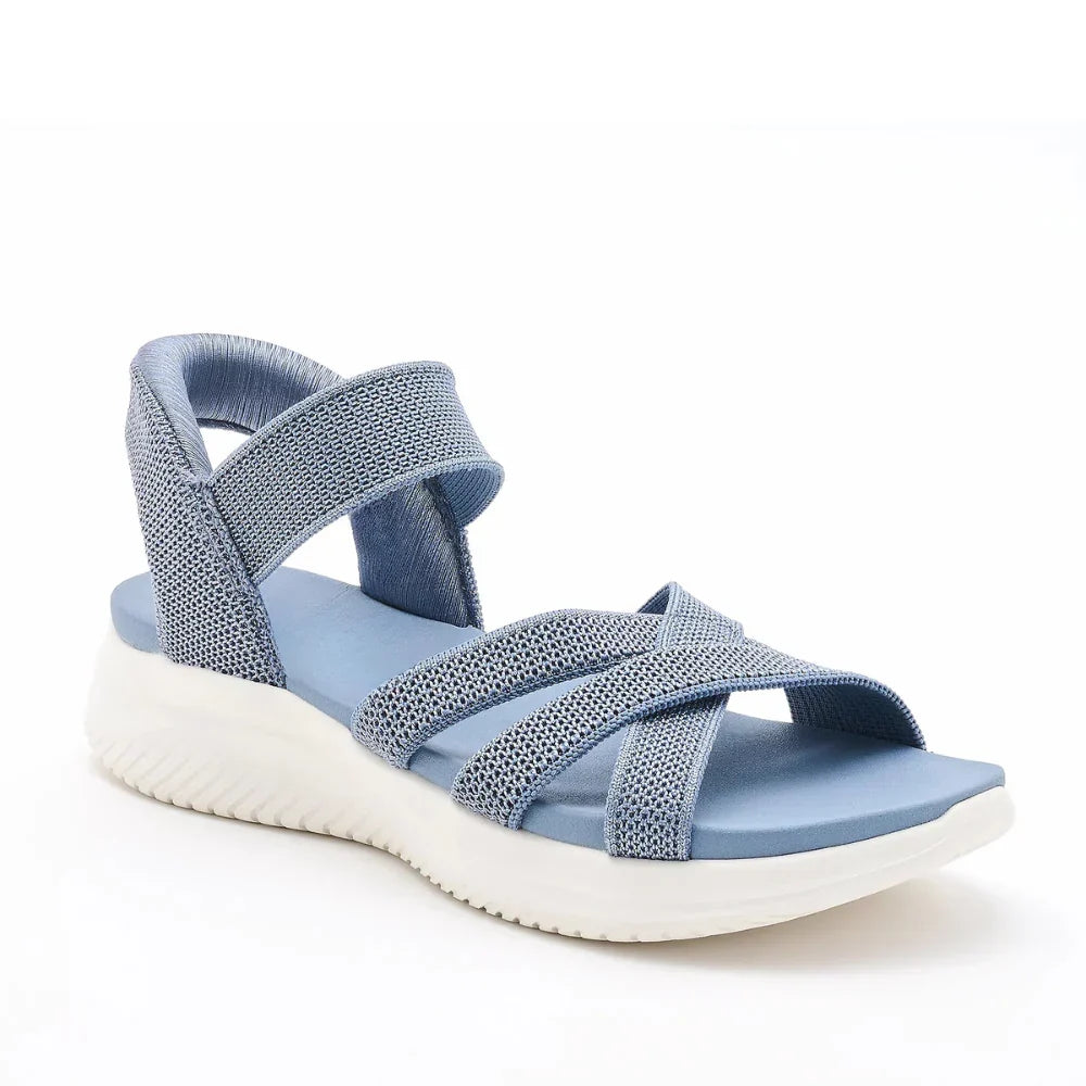 Women's Comfortable Flexible Sandals - Baby Blue