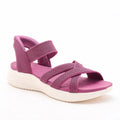 Women's Comfortable Flexible Sandals - Rose Pink